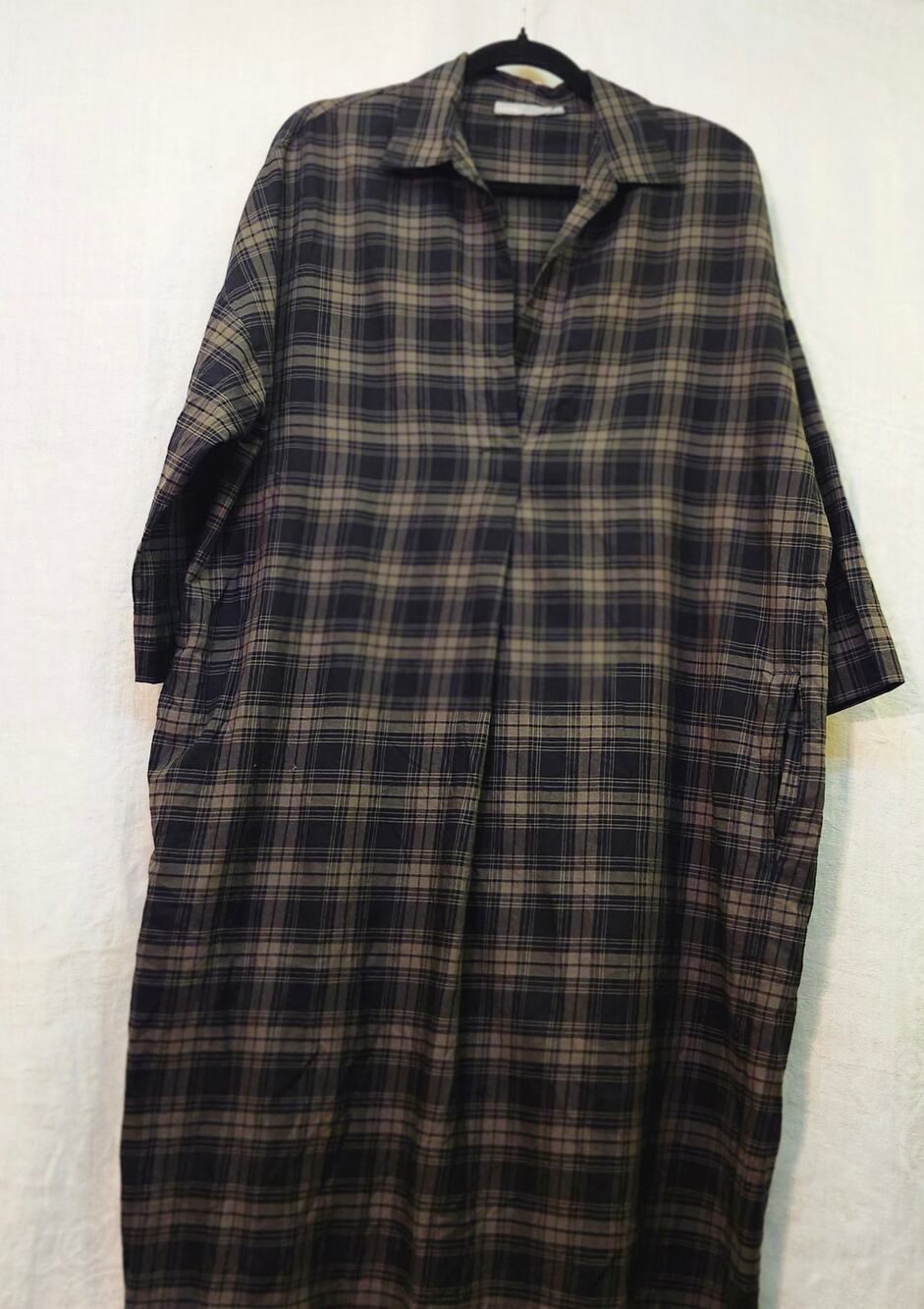 Vince Womens sz Med Longline Easy Pullover Cotton 3/4" Sleeve